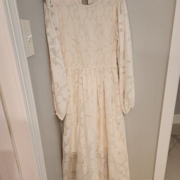 Mitilly womens smocked long sleeve maxi dress - Picture 8 of 8